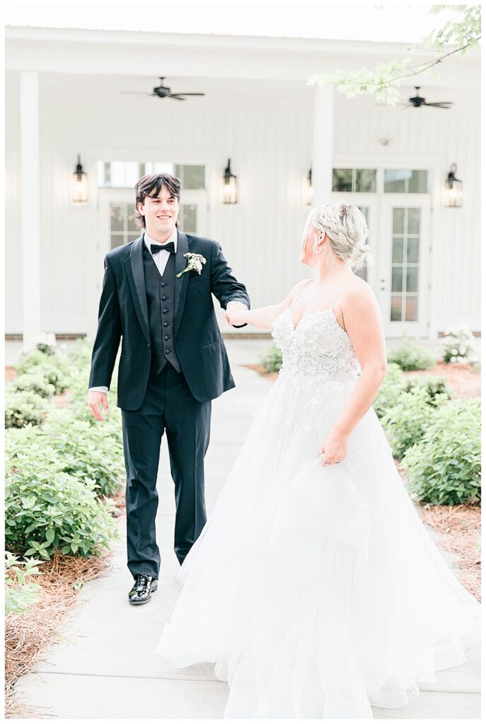 Micro Wedding at The Cornealius Properties; Clara Farag Photography; natural light photographer Raleigh, NC; Goldsboro NC wedding venue