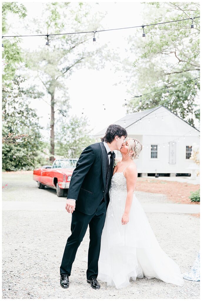 Micro Wedding at The Cornealius Properties; Clara Farag Photography; natural light photographer Raleigh, NC; Goldsboro NC wedding venue