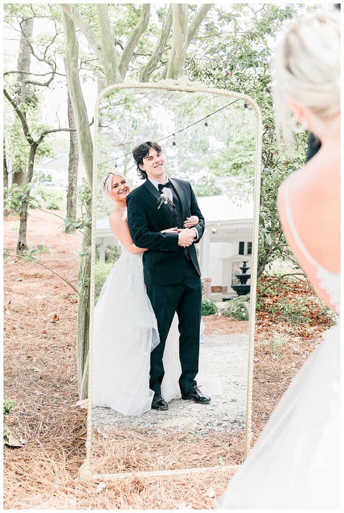 Micro Wedding at The Cornealius Properties; Clara Farag Photography; natural light photographer Raleigh, NC; Goldsboro NC wedding venue