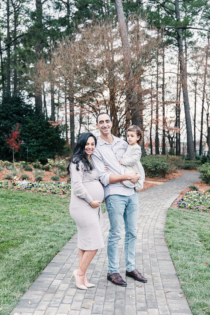 WRAL Azalea Garden Family and Maternity Session; Clara Farag Photography; natural light photographer Raleigh, NC;