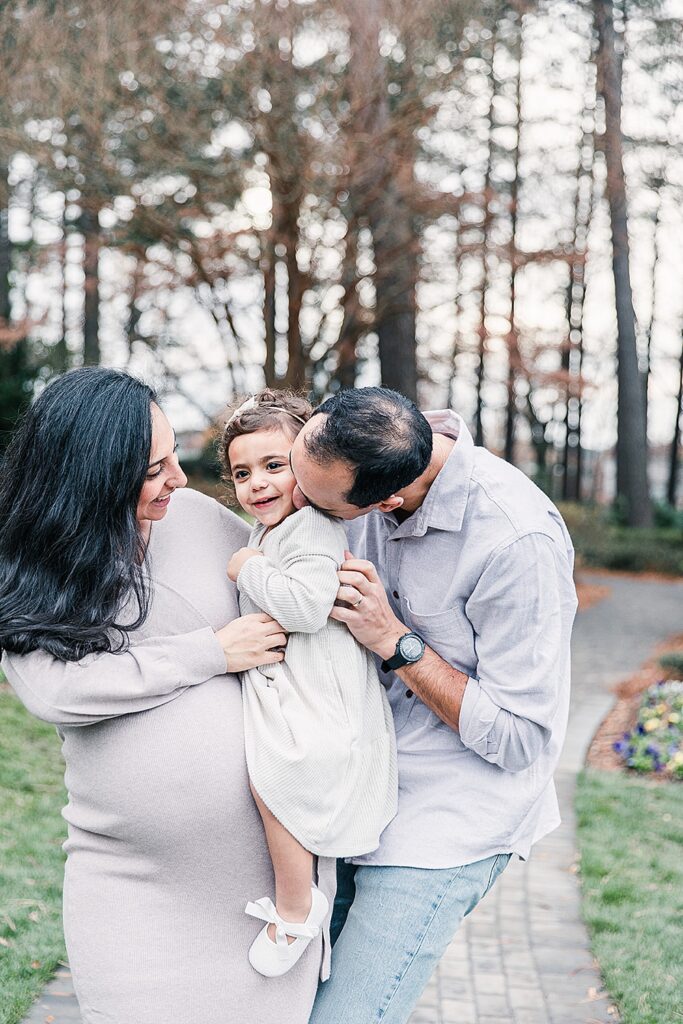 WRAL Azalea Garden Family and Maternity Session; Clara Farag Photography; natural light photographer Raleigh, NC;