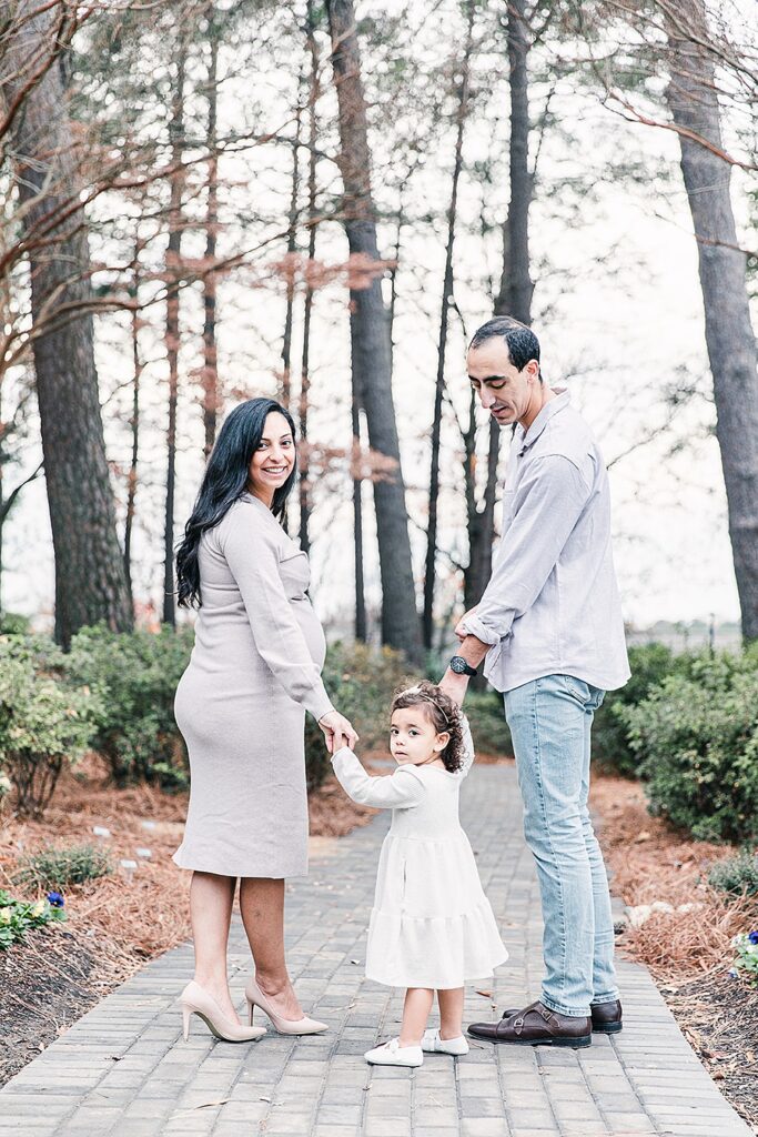 WRAL Azalea Garden Family and Maternity Session; Clara Farag Photography; natural light photographer Raleigh, NC;