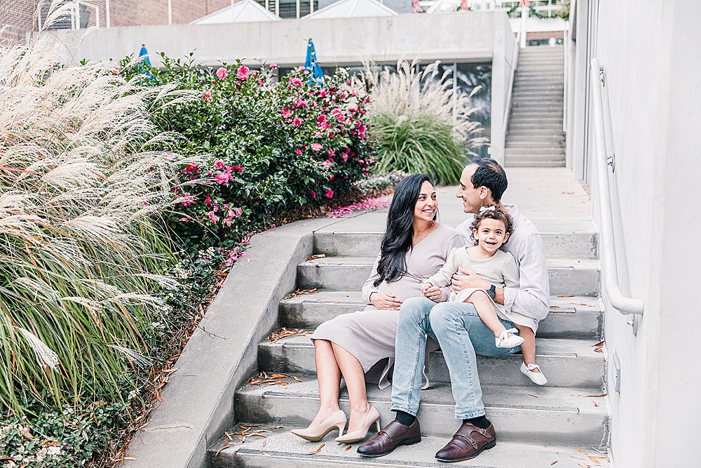 WRAL Azalea Garden Family and Maternity Session; Clara Farag Photography; natural light photographer Raleigh, NC;