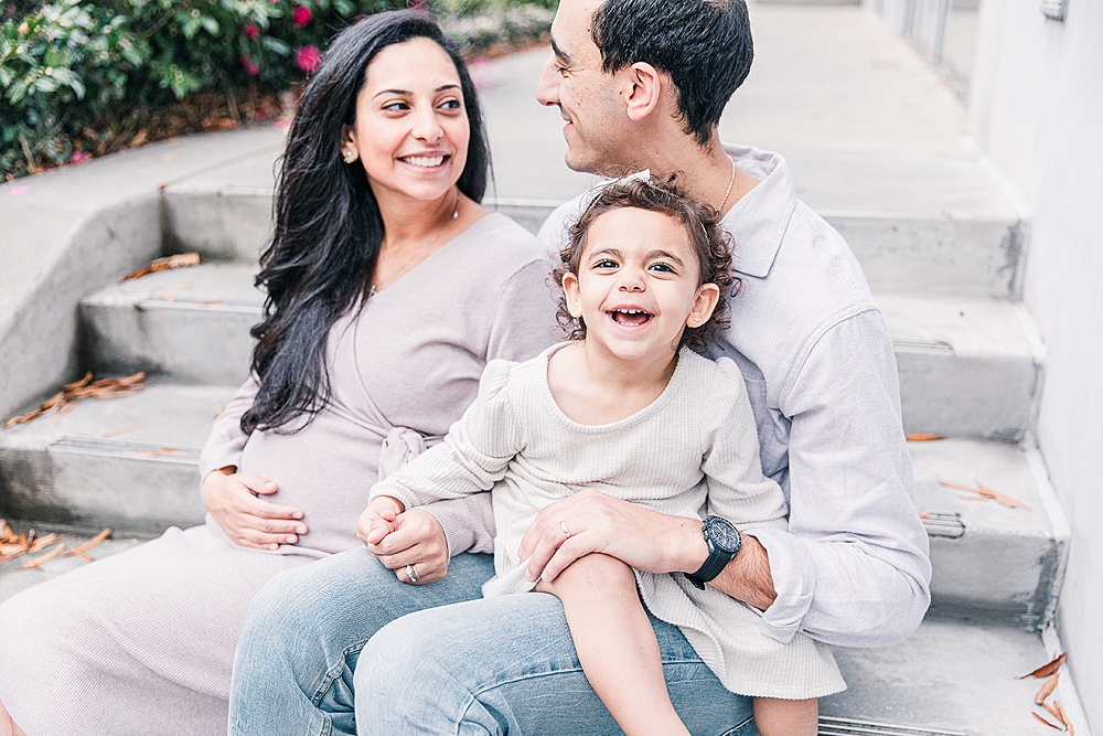 WRAL Azalea Garden Family and Maternity Session; Clara Farag Photography; natural light photographer Raleigh, NC;