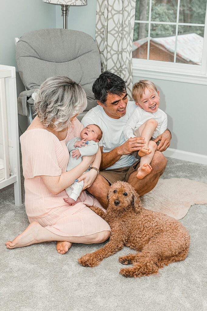 Advantages of At-Home Newborn Sessions for Your Family; Clara Farag Photography; natural light photographer Raleigh, NC;