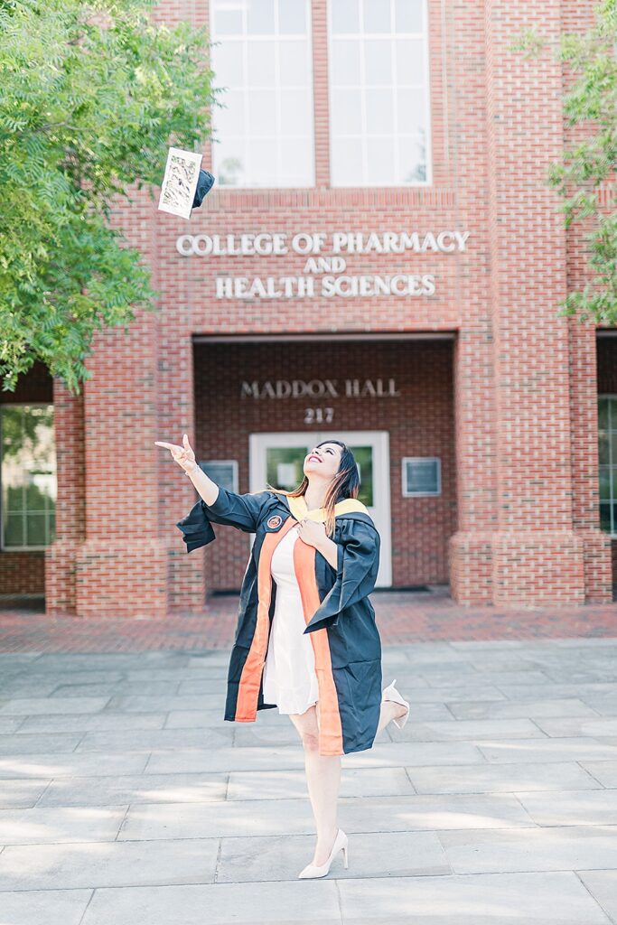 Campbell University Graduation Photography Tips; Clara Farag Photography; natural light photographer Raleigh, NC;